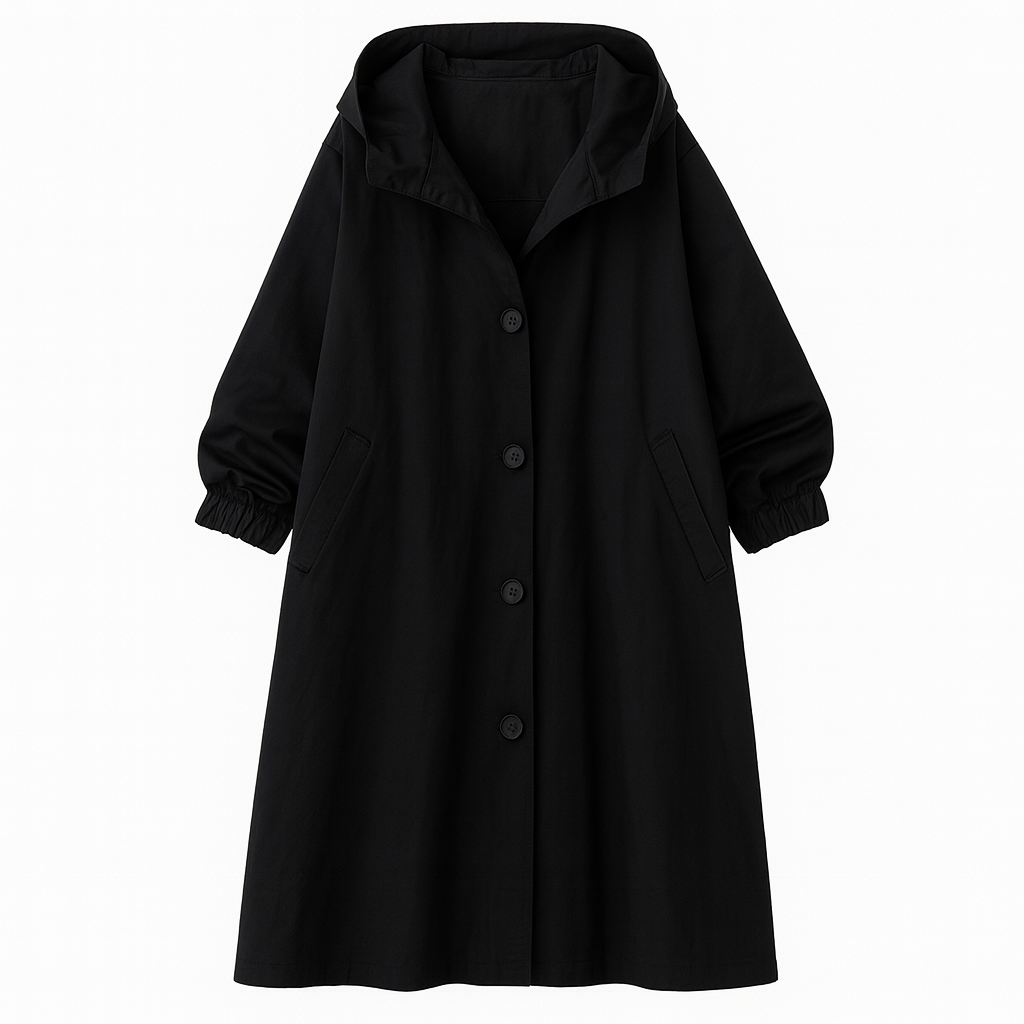 The Avril Trench Coat – Coat – Black – Lila Faye