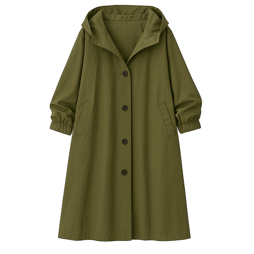 The Avril Trench Coat – Coat – Army green – Lila Faye