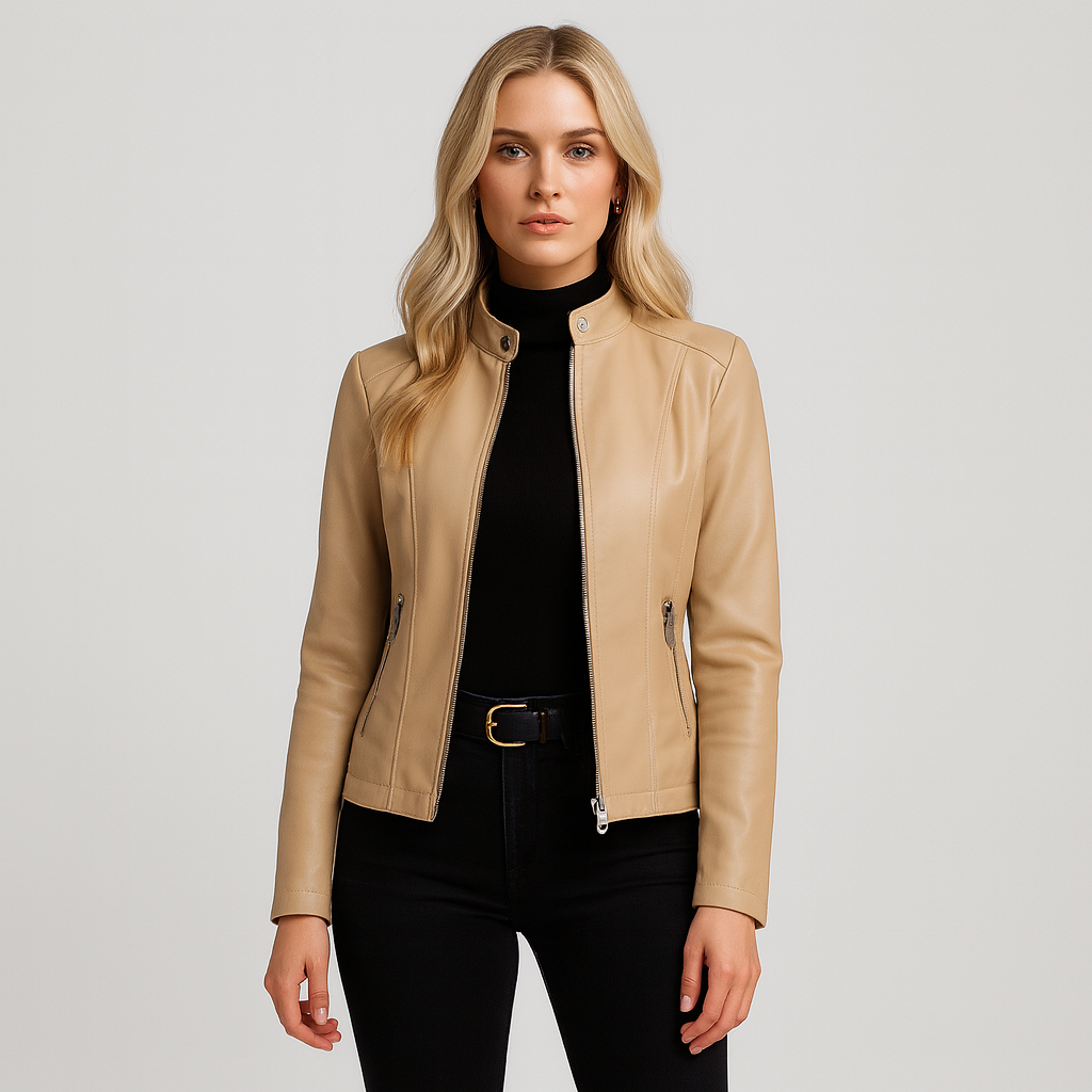 The Liriel Leather Jacket – Jacket – – Lila Faye