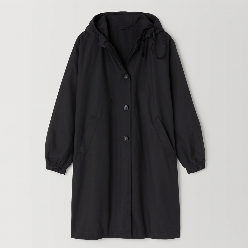 The Liriel Waterproof Windbreaker Jacket – Jacket – Black – Lila Faye