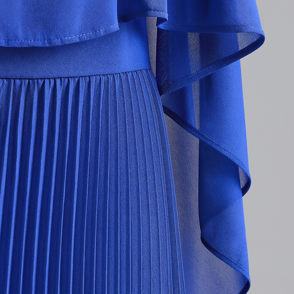 The Adriana Pleated Evening Dress – Dress – – Lila Faye