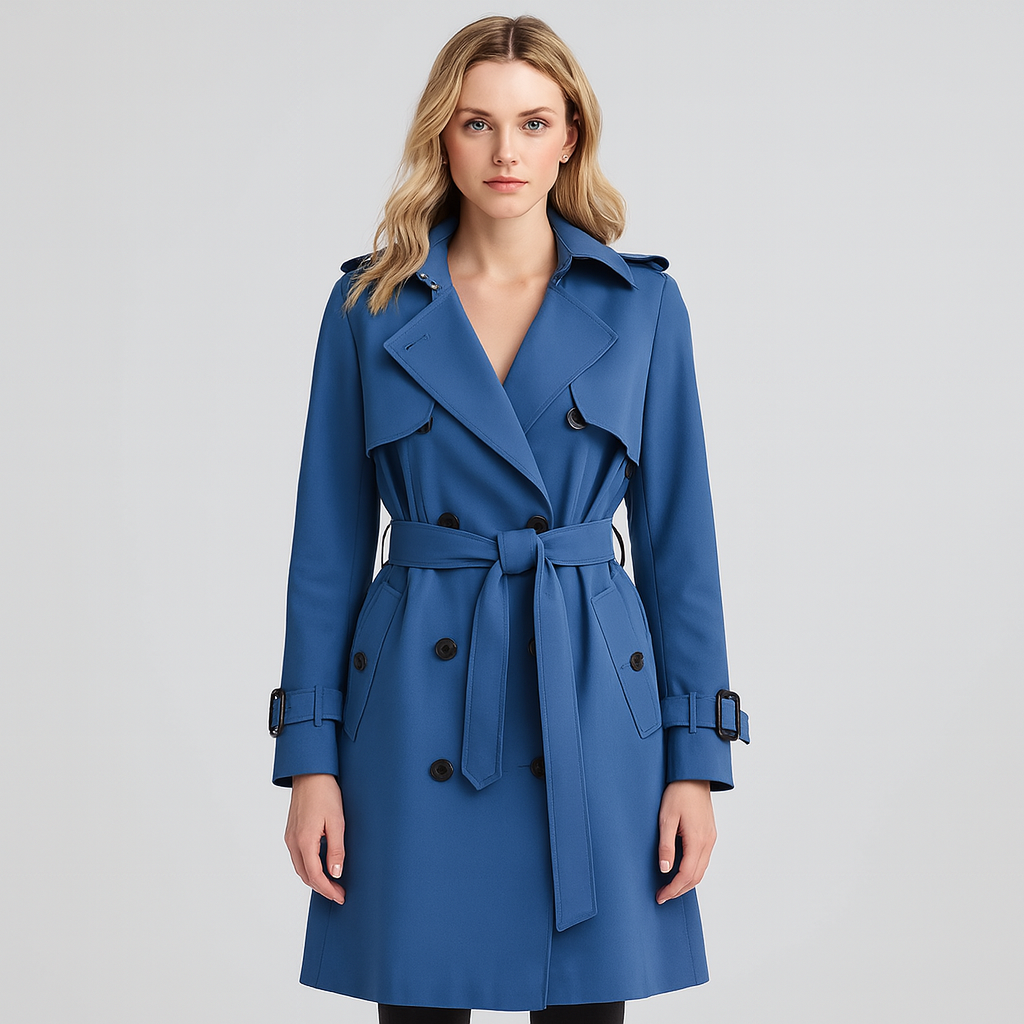 The Paige Double-Breasted Coat – Jacket – – Lila Faye