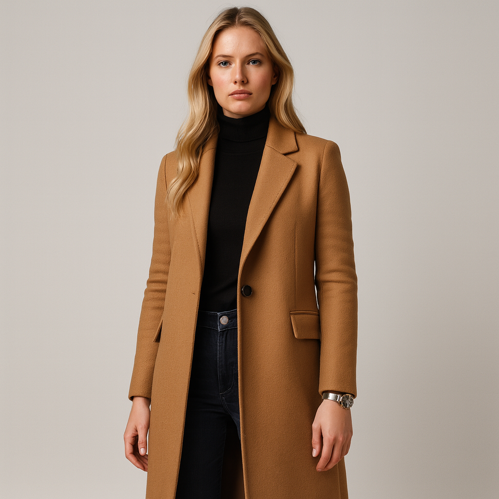 The Marcelline Long Overcoat – Coat – – Lila Faye