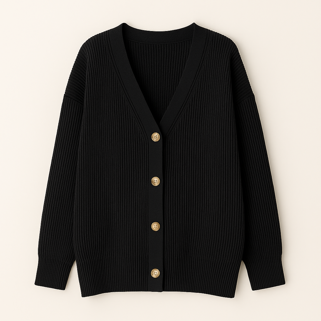 The Maura Cardigan – Cardigan – Black – Lila Faye
