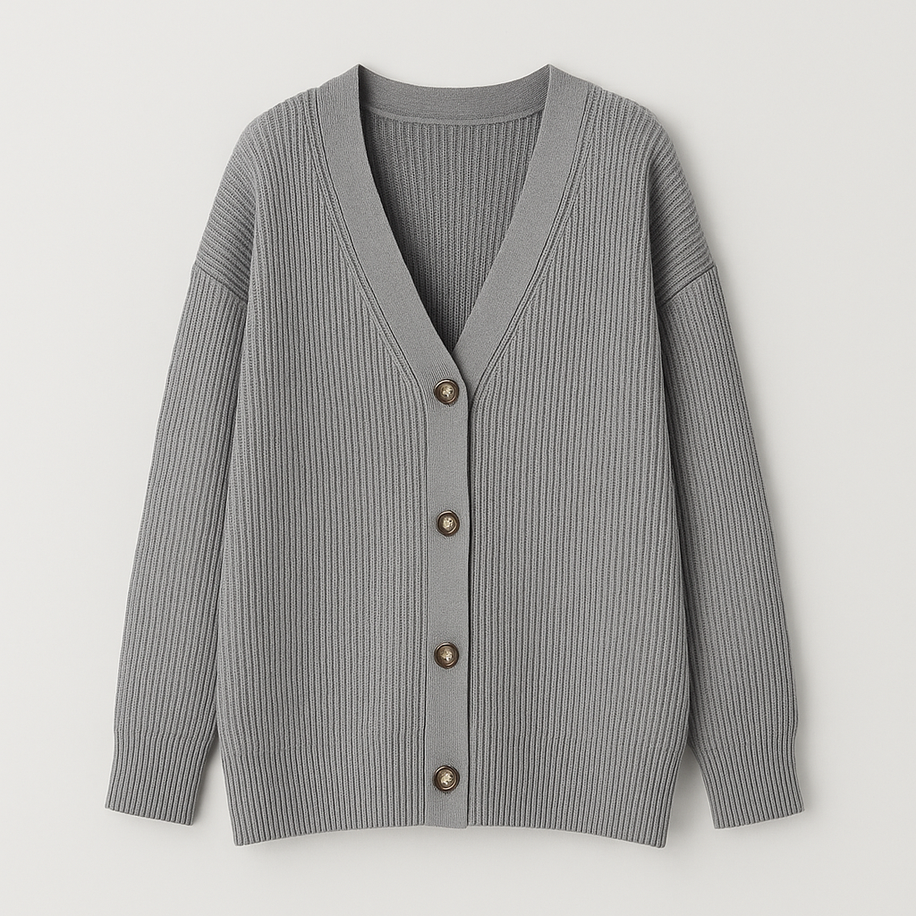 The Maura Cardigan – Cardigan – Grey – Lila Faye