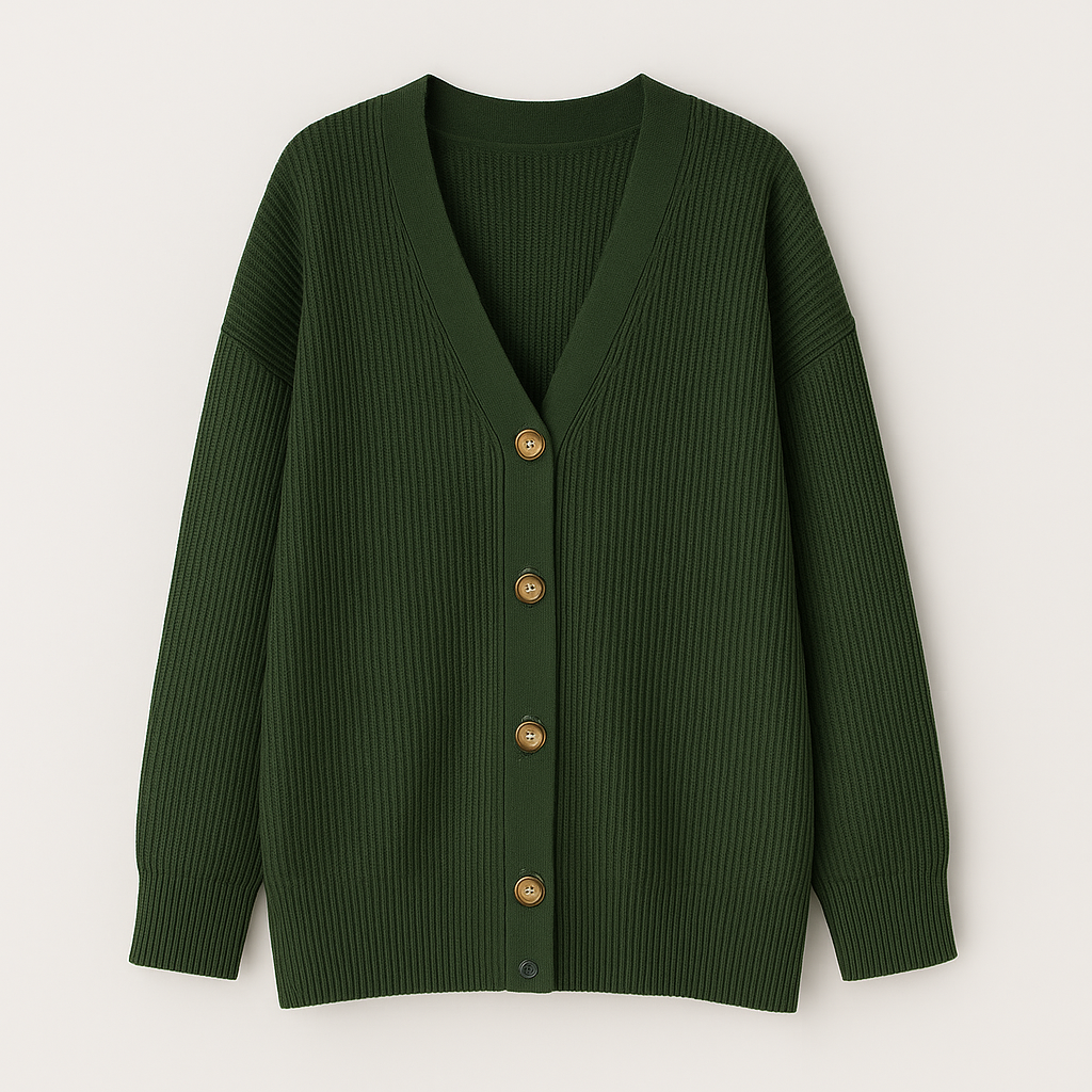The Maura Cardigan – Cardigan – Army green – Lila Faye