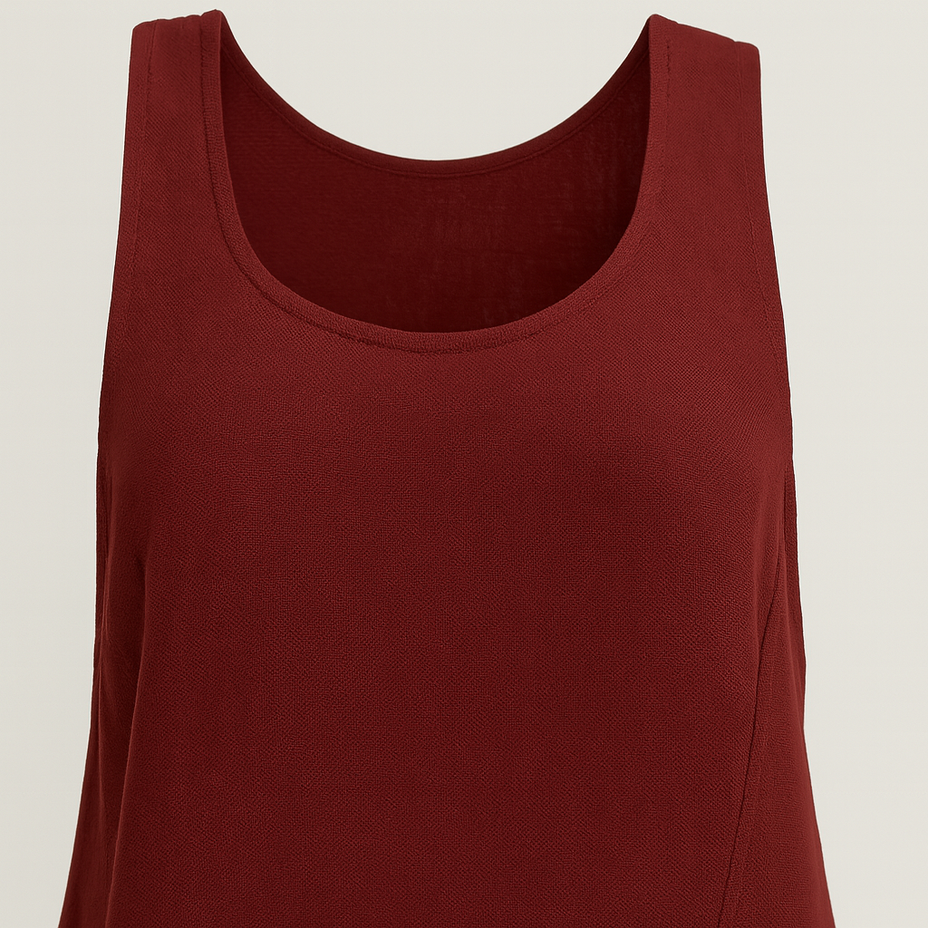 The Josephine Sleeveless Cotton-Linen Dress – Dresses – – Lila Faye