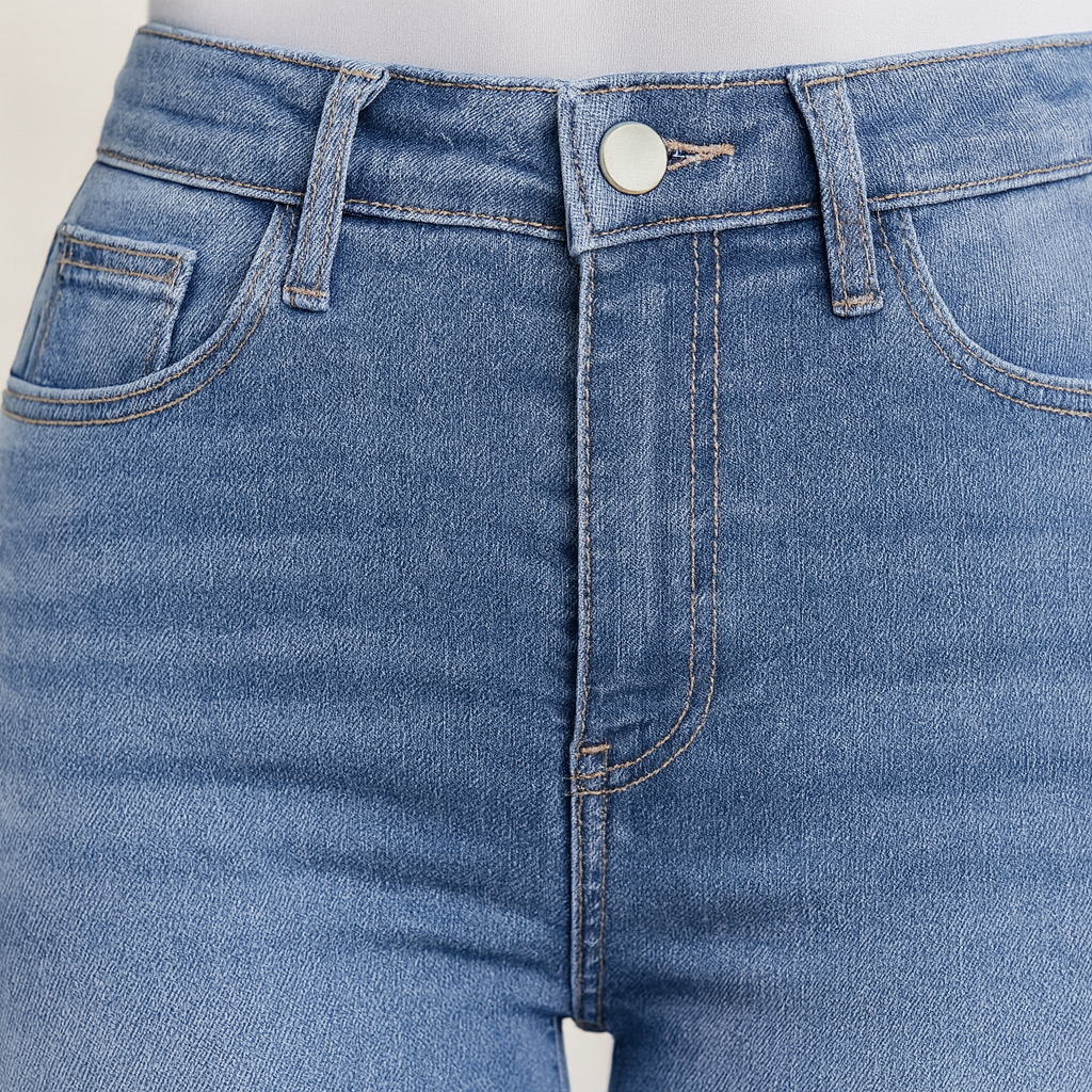 The Mila High-Waisted Slim Fit Jeans – Jeans – – Lila Faye