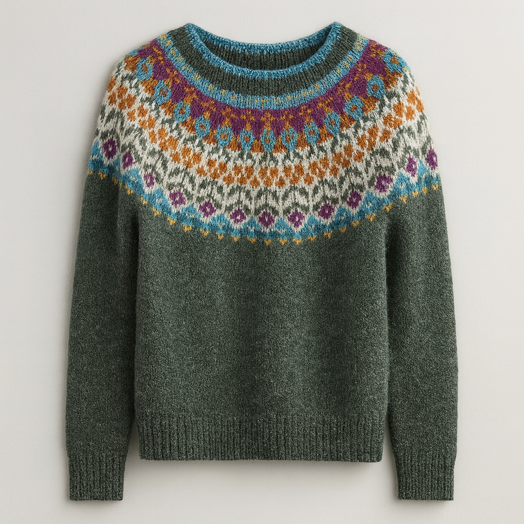 The Brooke Fair Isle Sweater – Sweaters – Multicolour 1 – Lila Faye