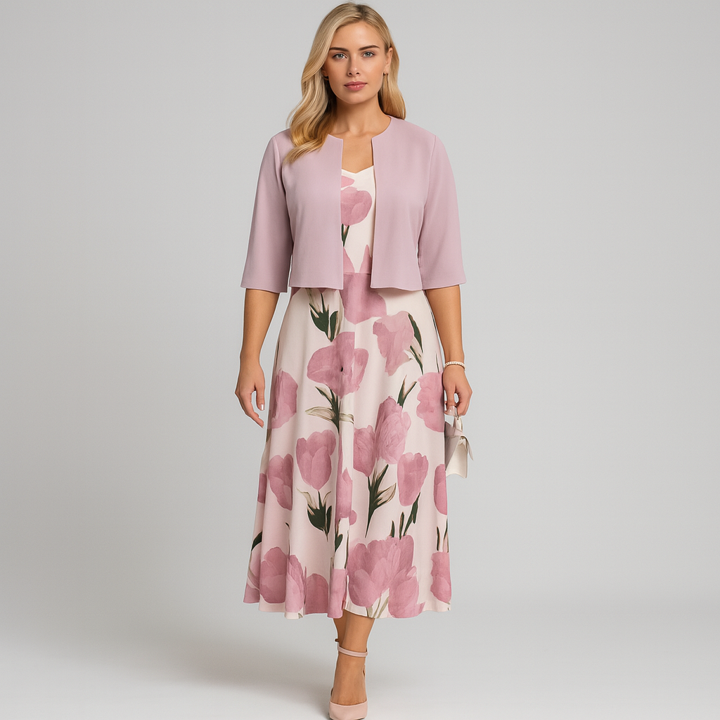 The Adriana Pleated Evening Dress – Dress – – Lila Faye