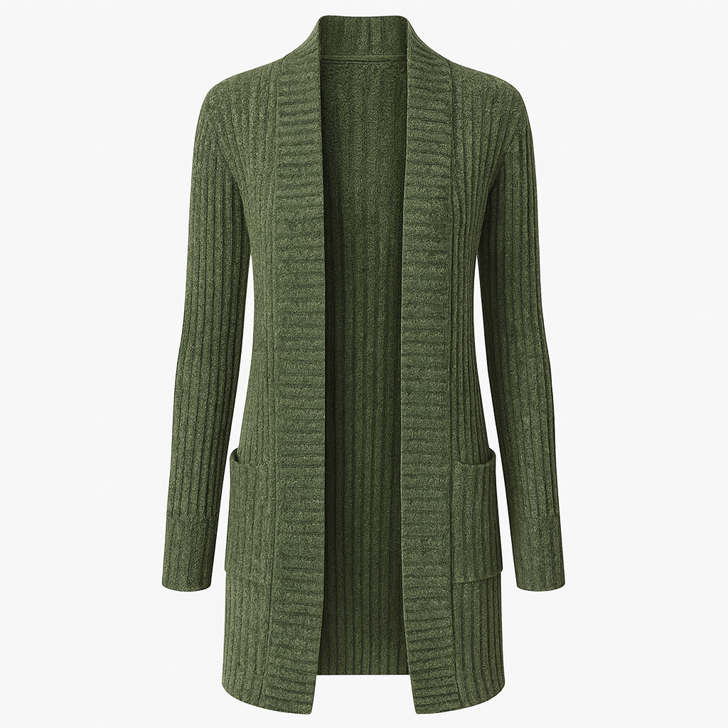 The Dorevelle Knit Cardigan – Sweater – olive – Lila Faye