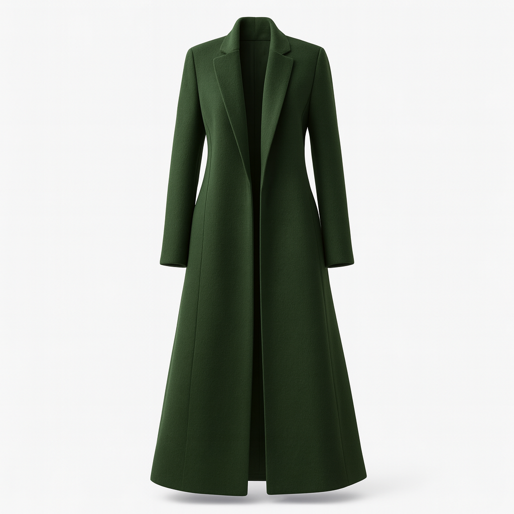 The Elowen Plus Size Overcoat – Coat – olive – Lila Faye