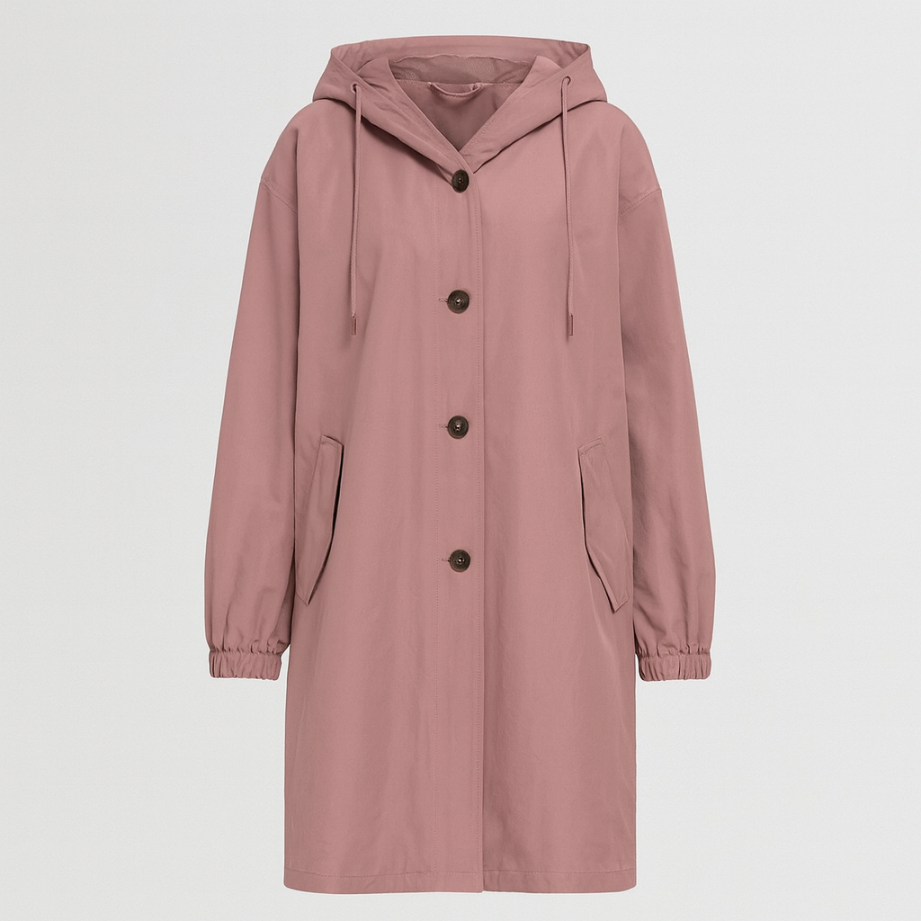 The Liriel Waterproof Windbreaker Jacket – Jacket – Pink – Lila Faye
