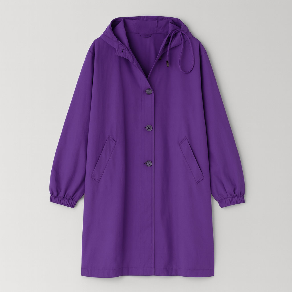 The Liriel Waterproof Windbreaker Jacket – Jacket – Purple – Lila Faye