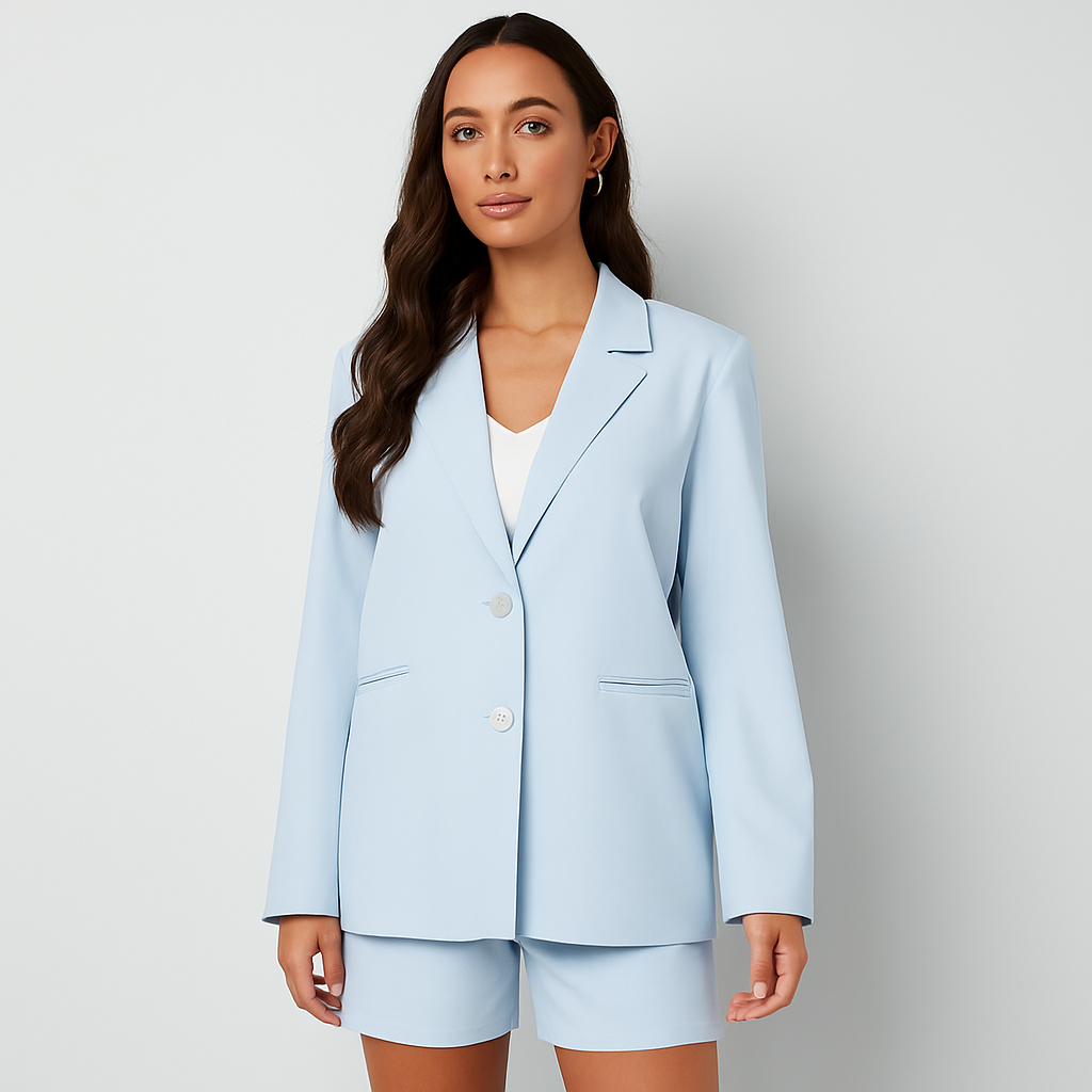 The Amy Two-Button Blazer – – –Lila Faye