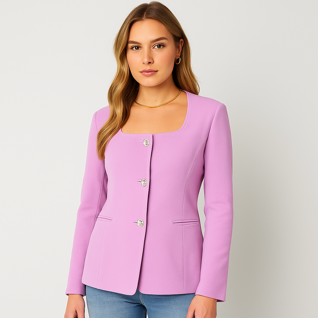 The Lena Blazer Top – – –Lila Faye