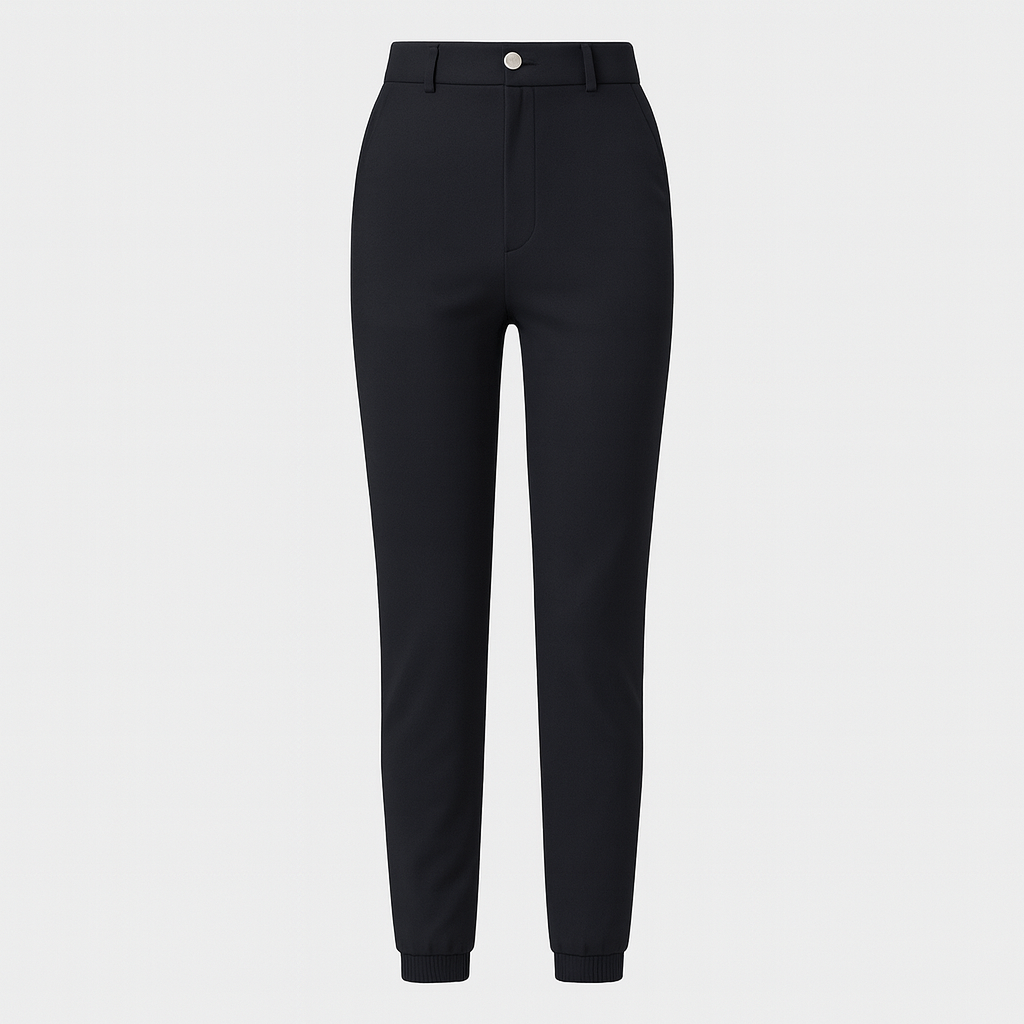 The Ludovica Stretch Skinny Jogger Pants – Pants – Black – Lila Faye