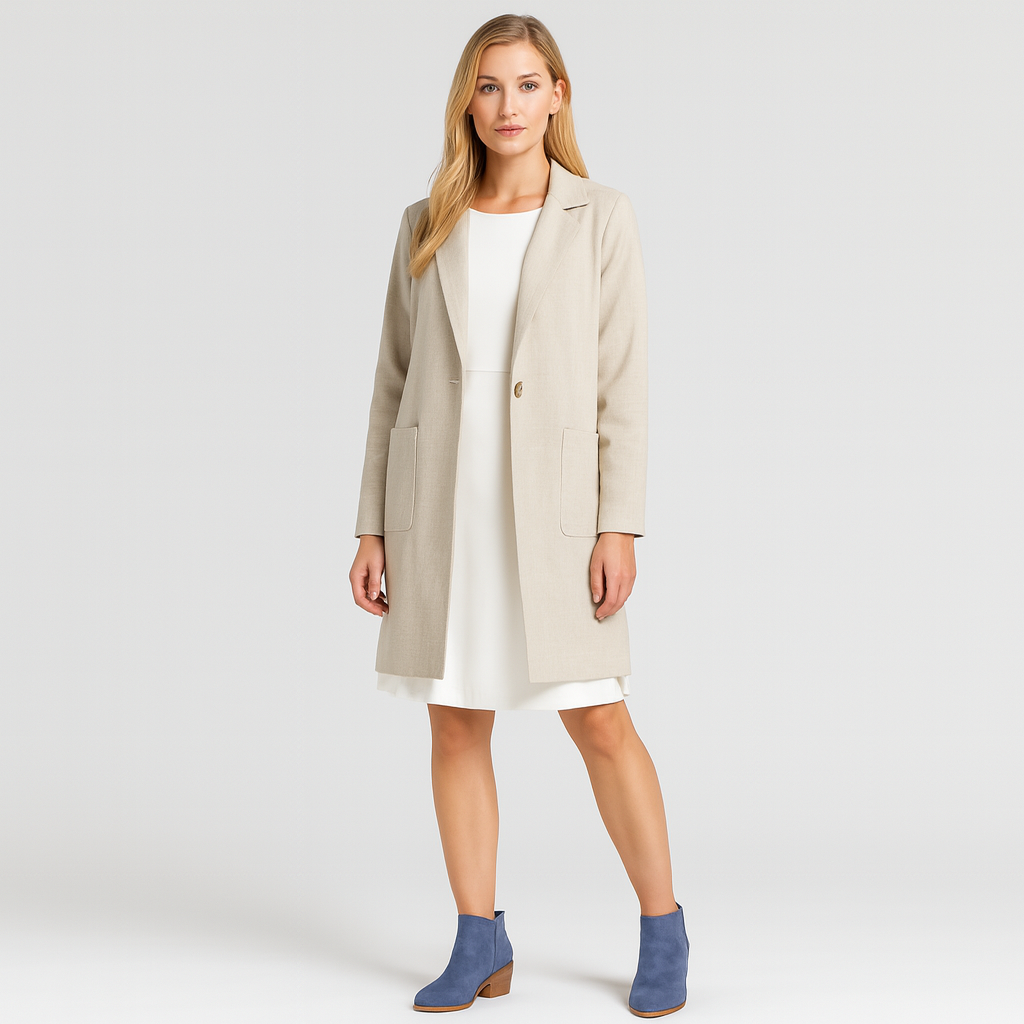 Suede ankle boots with side zips, smooth finish, and low stacked wooden heels.