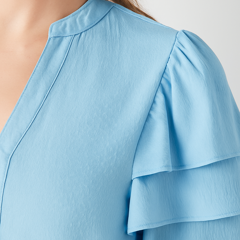 The Ella Ruffle Blouse – – –Lila Faye