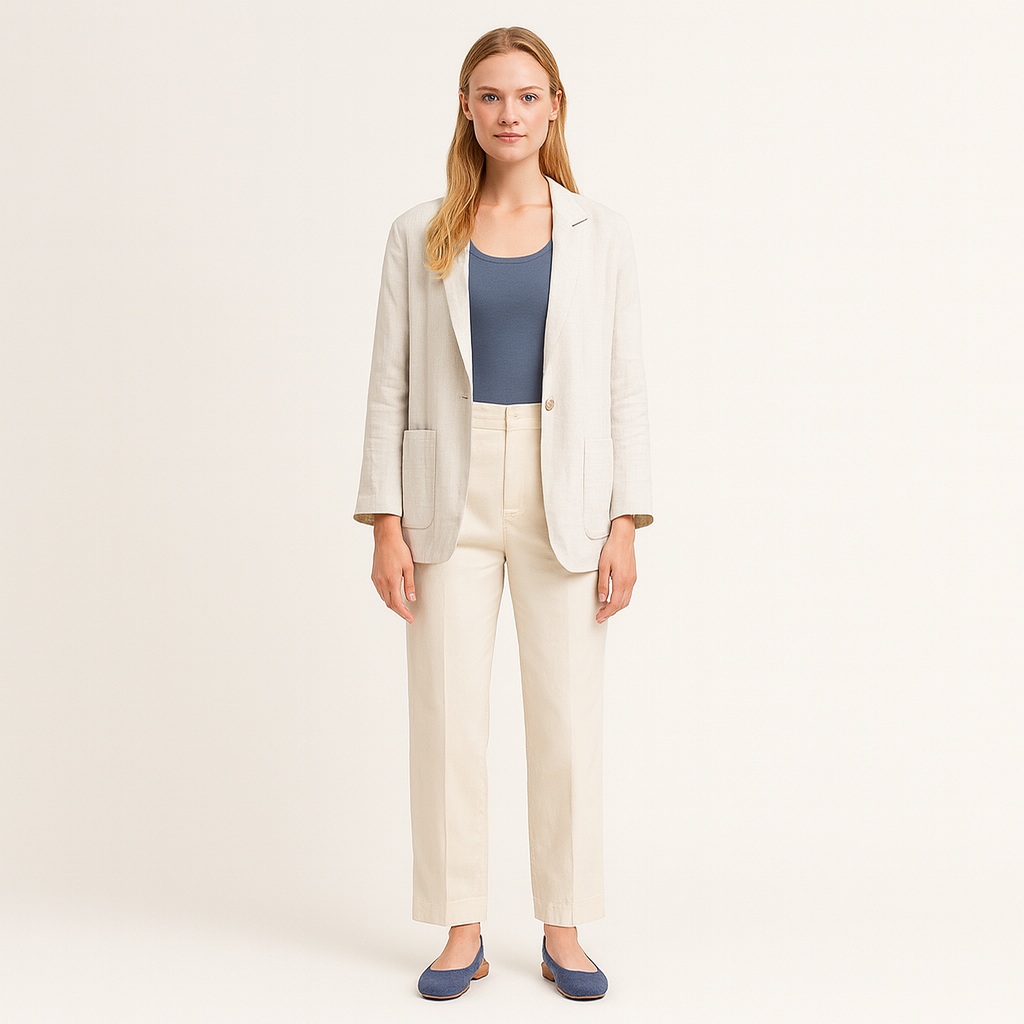 Slingback flats with rounded toe, cushioned insole, and side cutout details, styled for versatile everyday wear