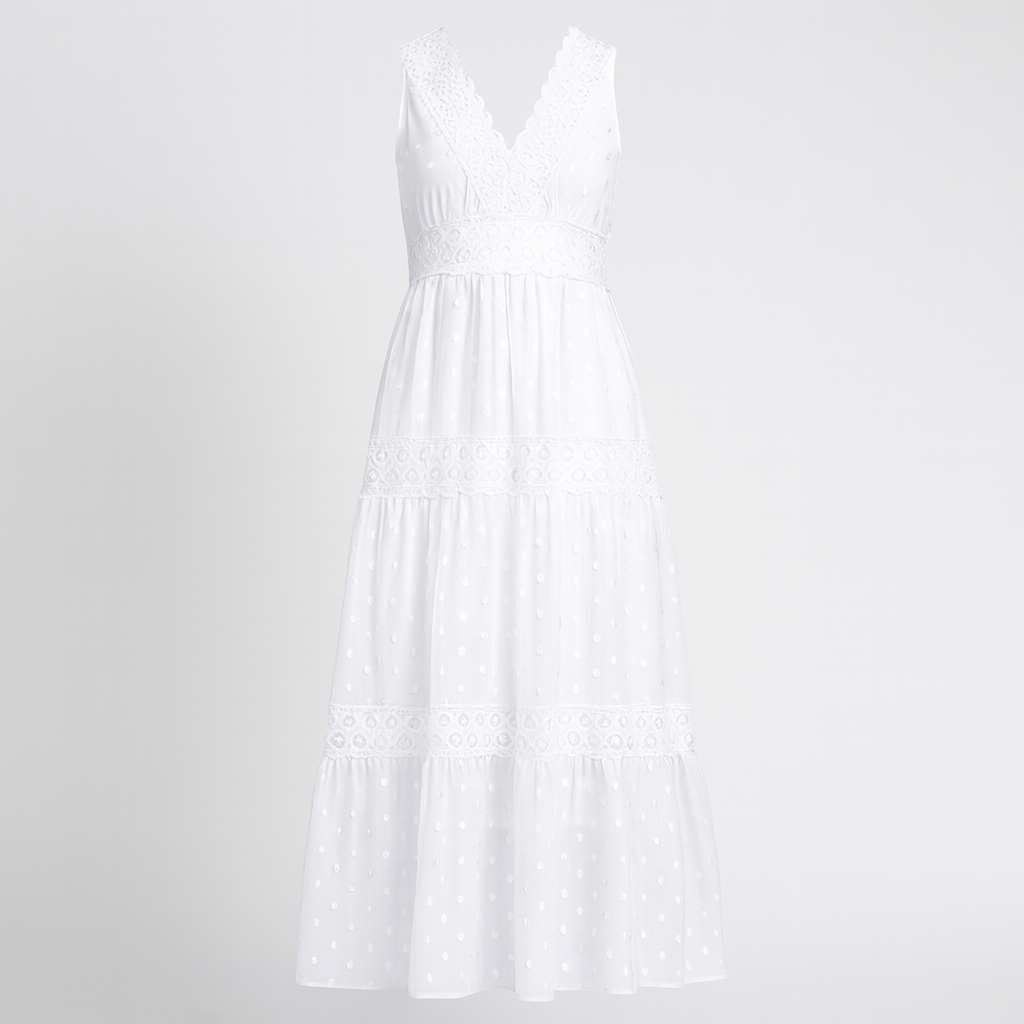 The Hera Boho Maxi Dress – Dress – White – Lila Faye