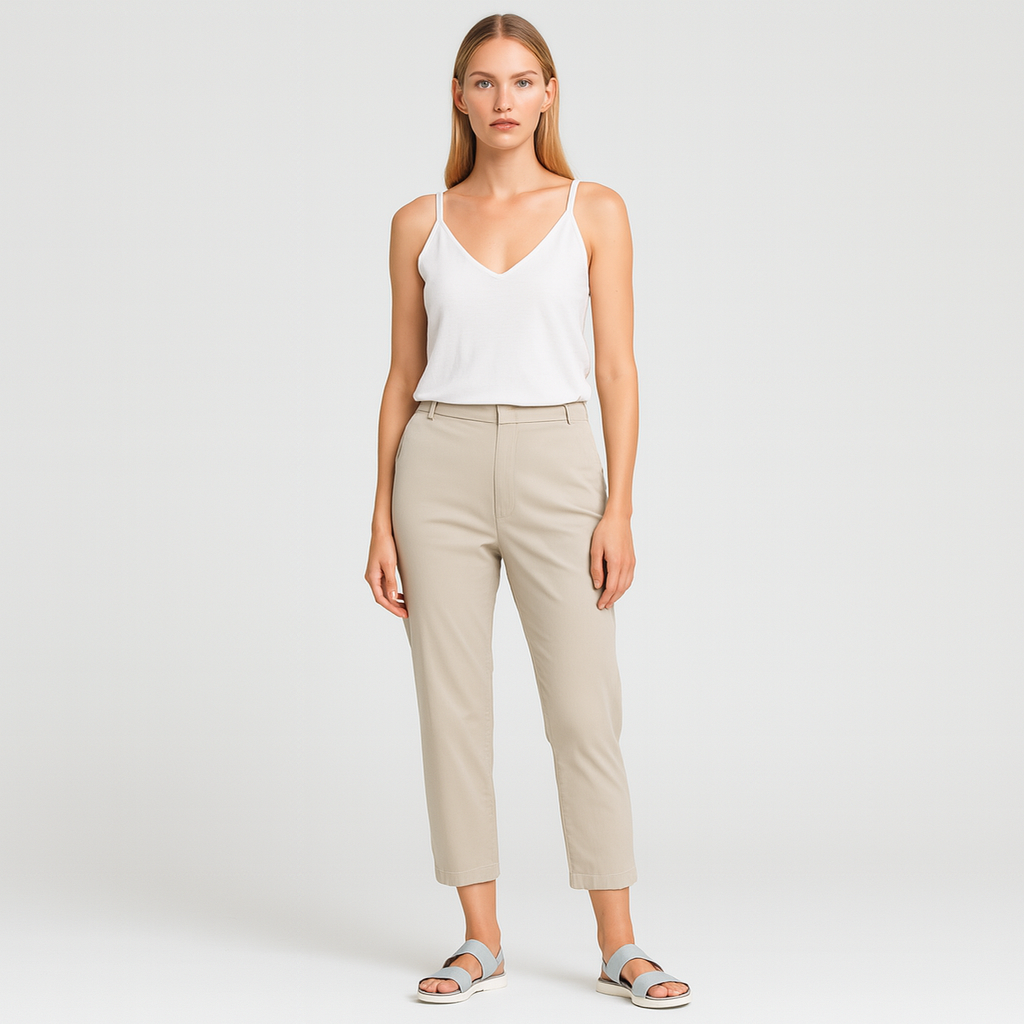 Sandals with wide dual straps and slingback support, designed for everyday casual comfort