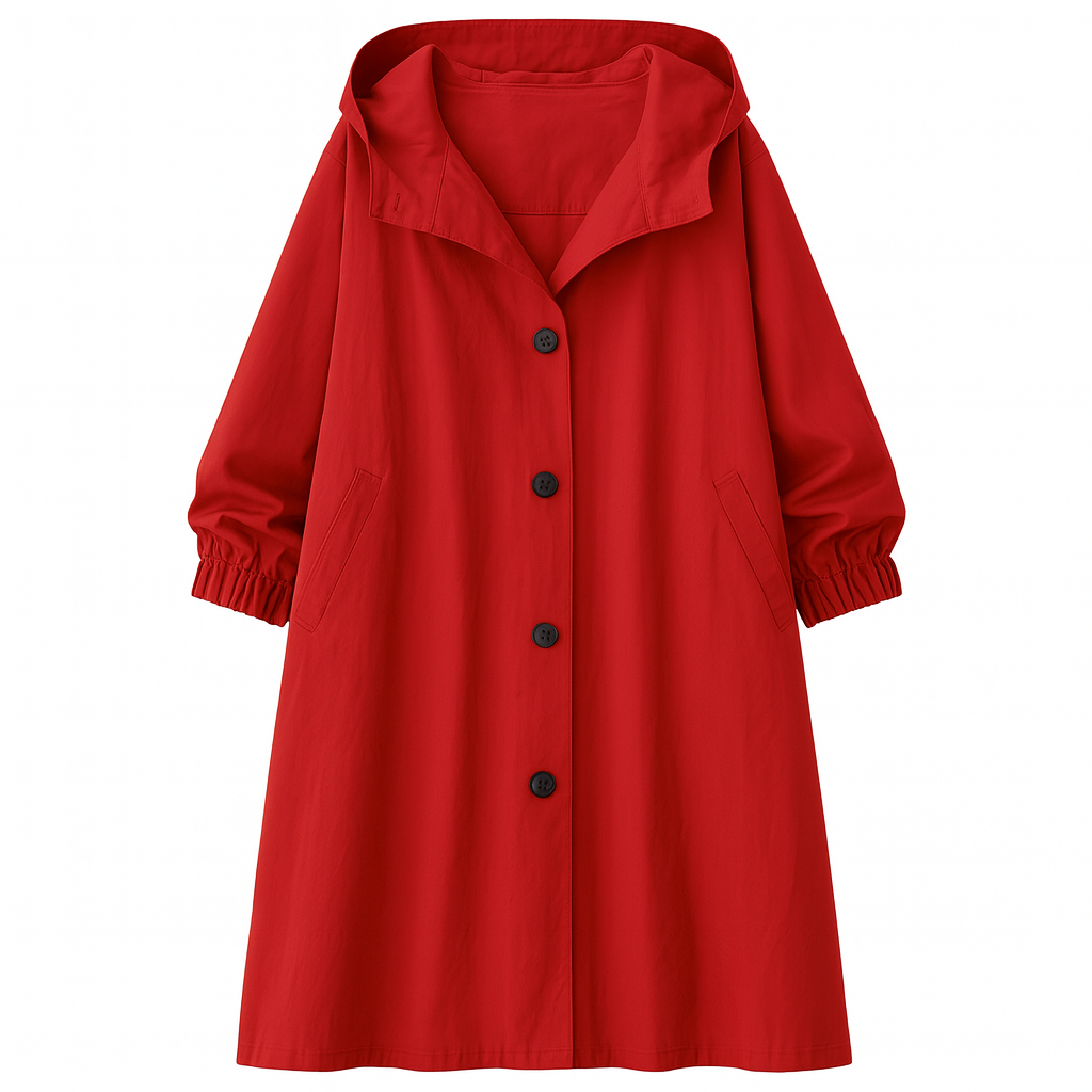 The Avril Trench Coat – Coat – Red – Lila Faye