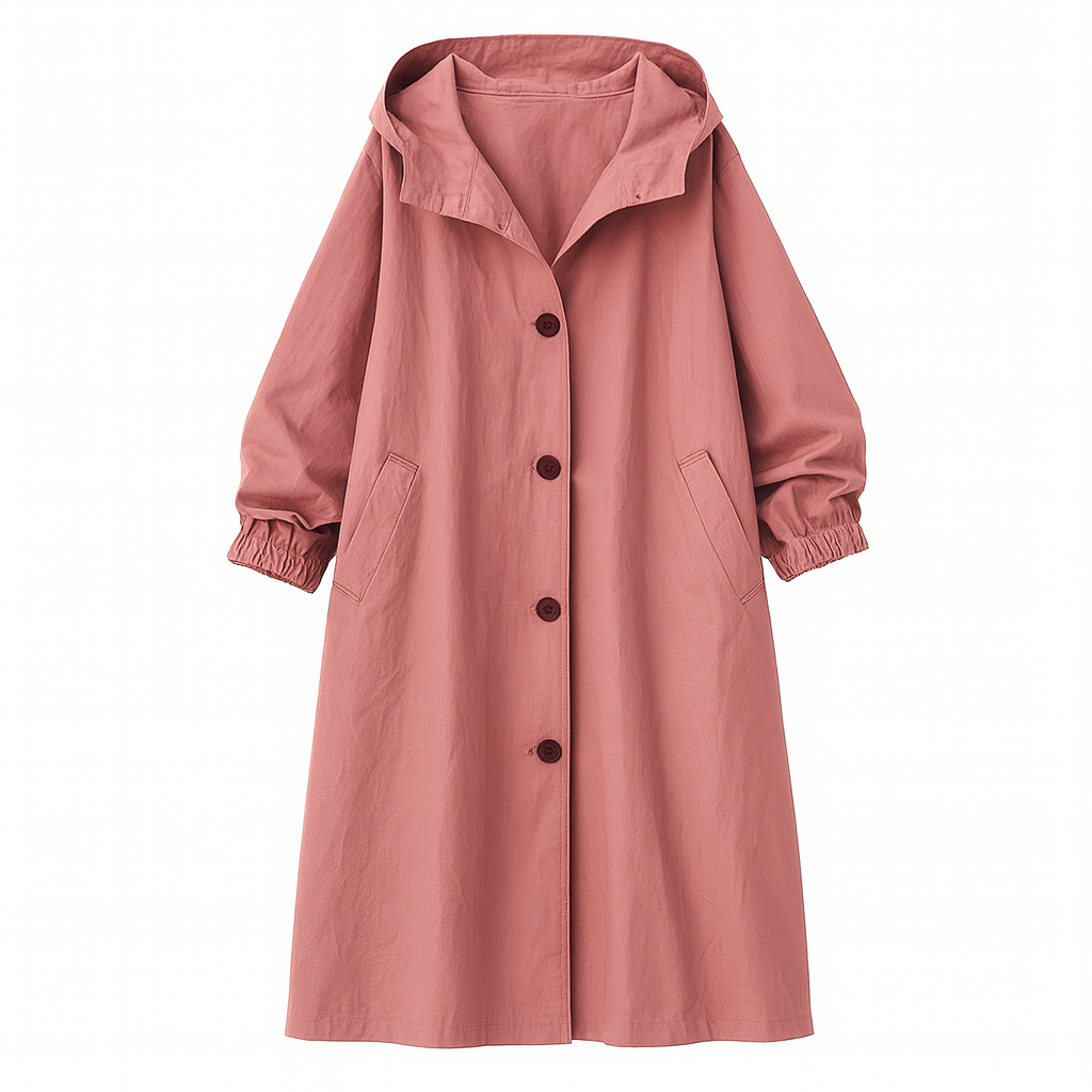 The Avril Trench Coat – Coat – Pink – Lila Faye