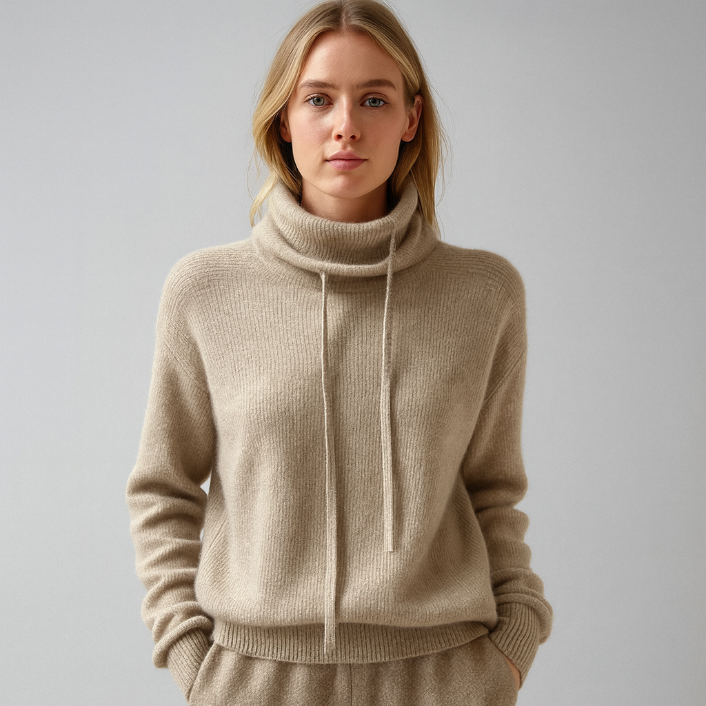The Colette Cashmere Turtleneck Sweater – Sweaters – – Lila Faye