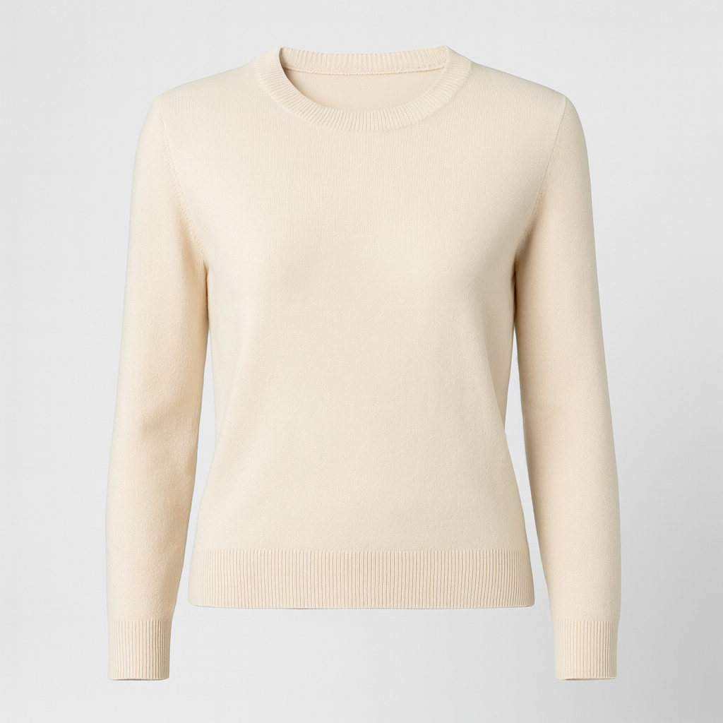 The Dorevelle Merino Wool Sweater – Sweater – Beige – Lila Faye