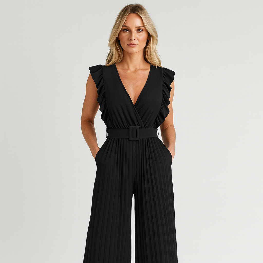 The Miriama Pleated Jumpsuit – Jumpsuits – – Lila Faye