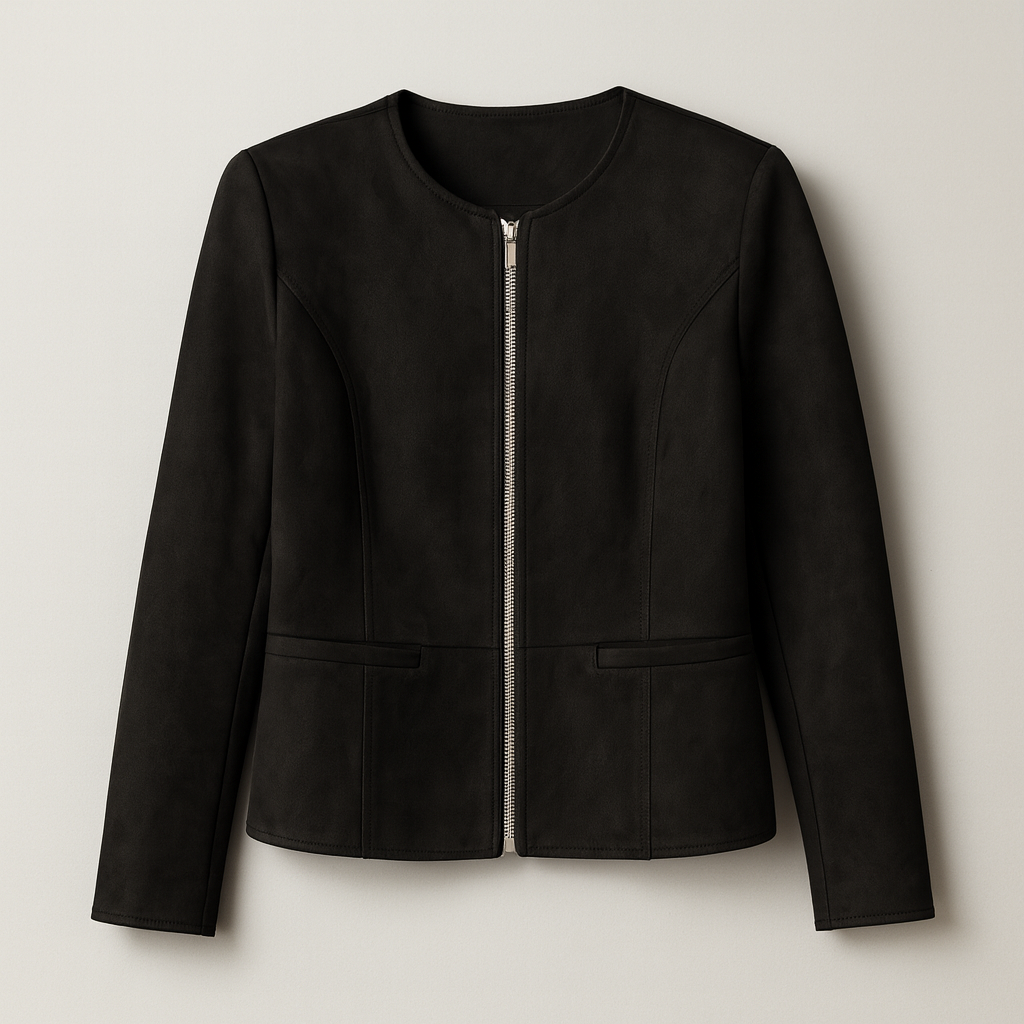 The Adeline Cropped Jacket – Jacket – Black – Lila Faye