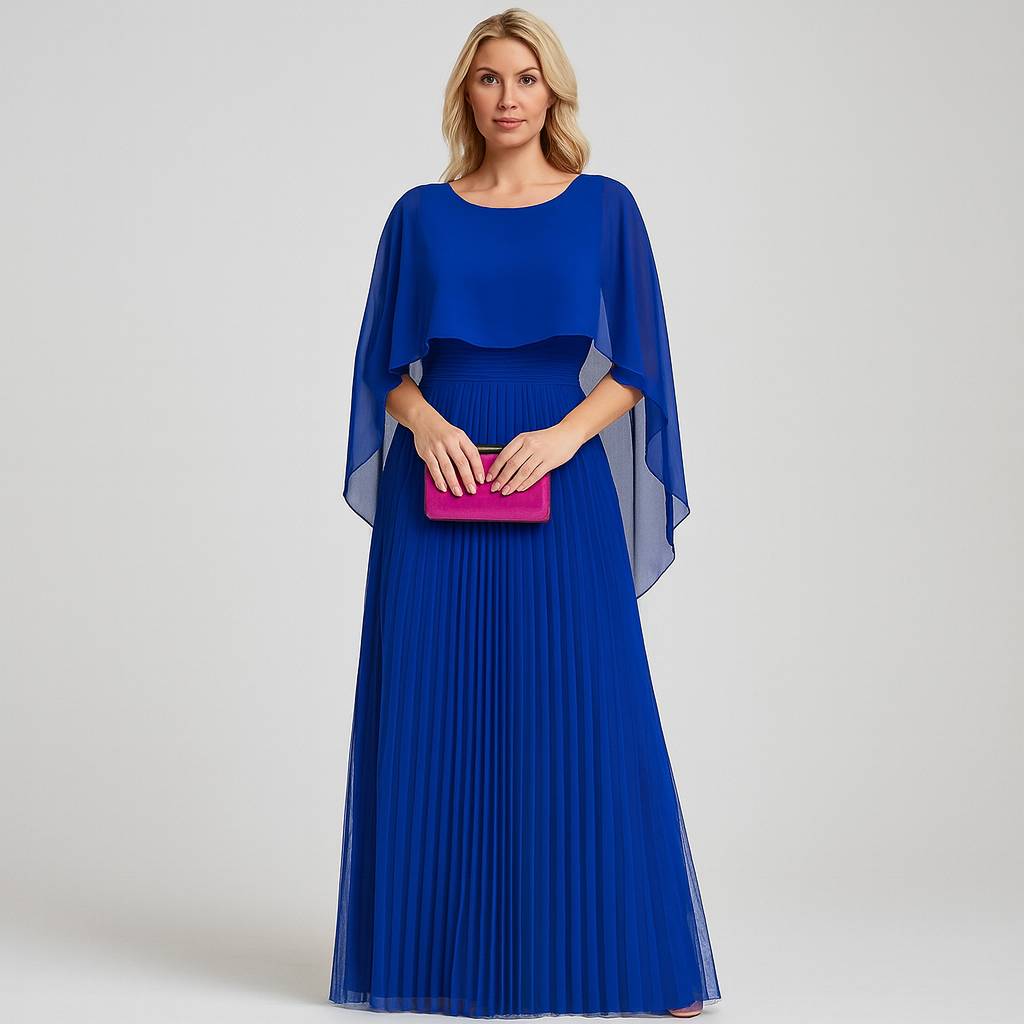 The Adriana Pleated Evening Dress – Dress – – Lila Faye