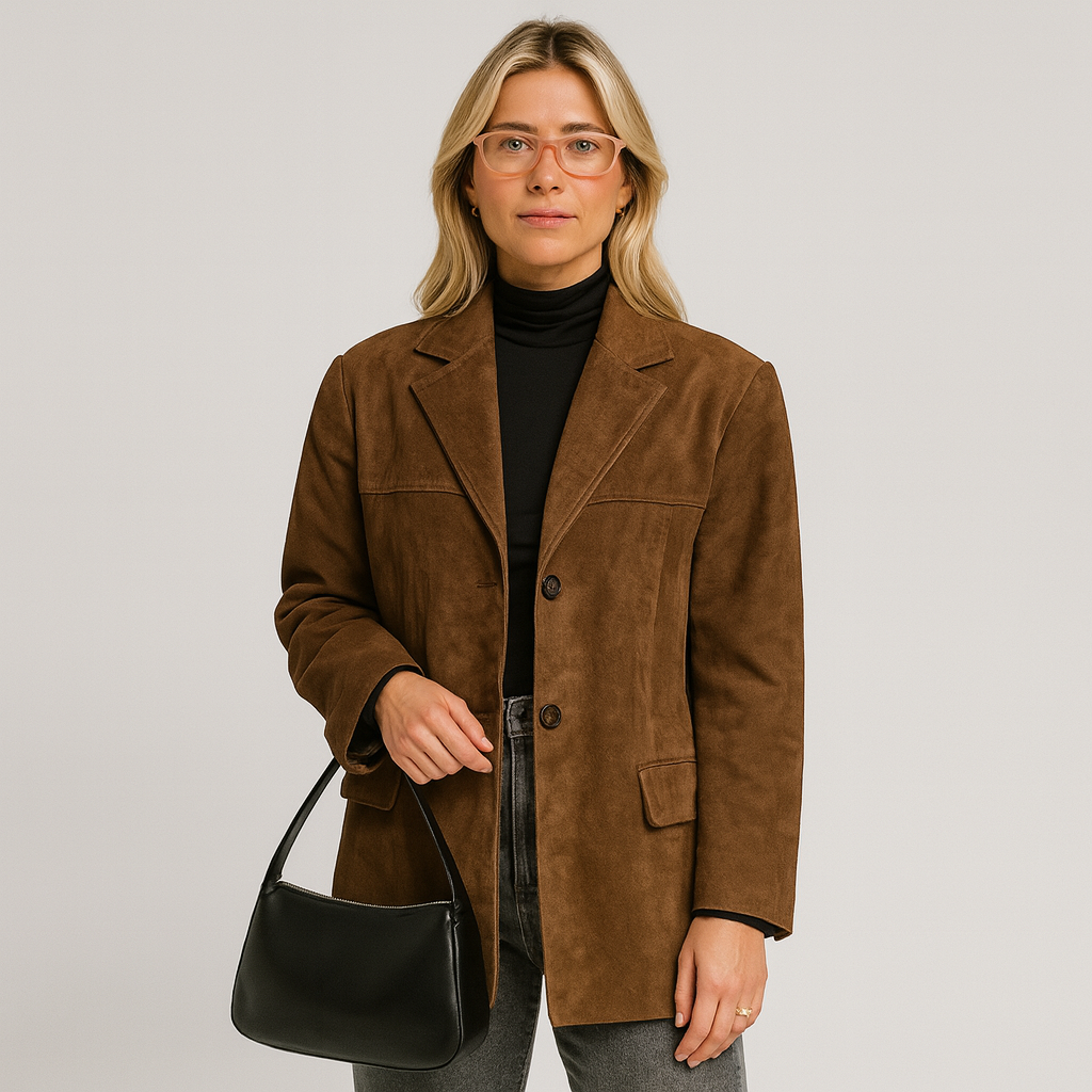 The Emilia Suede Trenchcoat – Coat – – Lila Faye