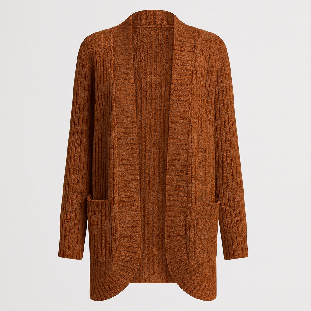 The Dorevelle Knit Cardigan – Sweater – Brown – Lila Faye
