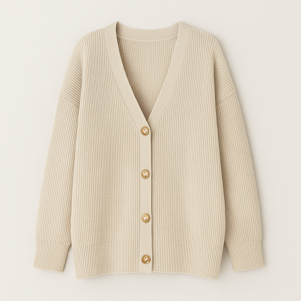 The Maura Cardigan – Cardigan – Beige – Lila Faye