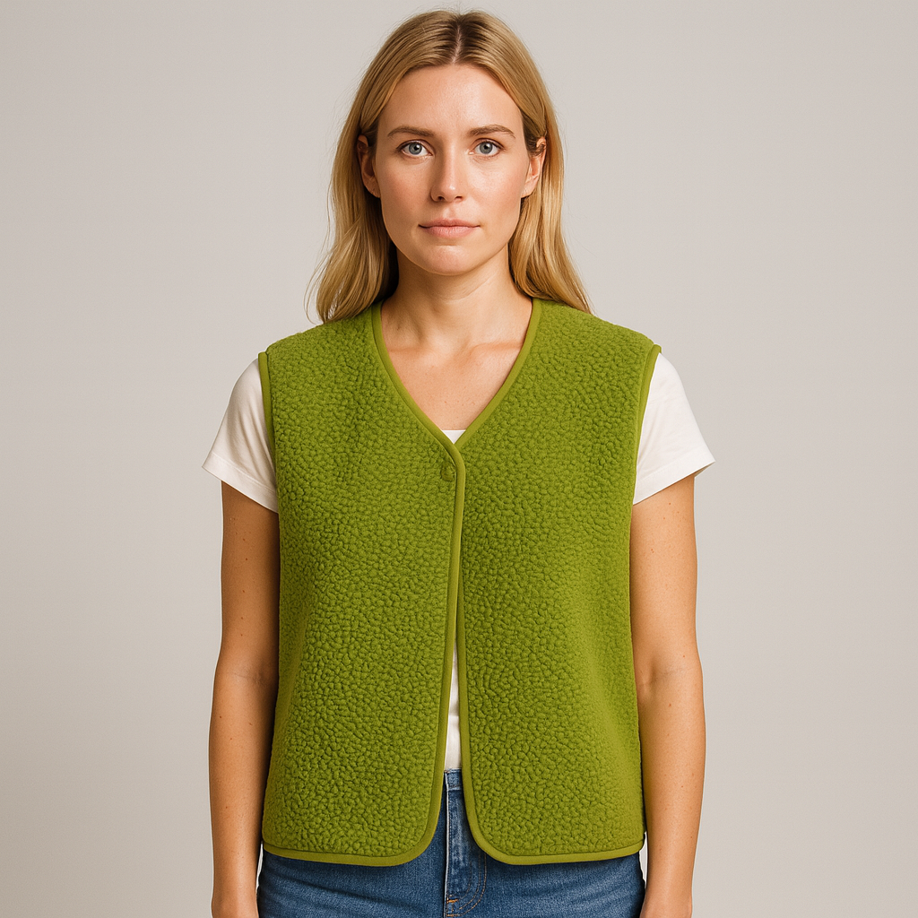 The Nova Fleece Utility Vest – Jacket – – Lila Faye