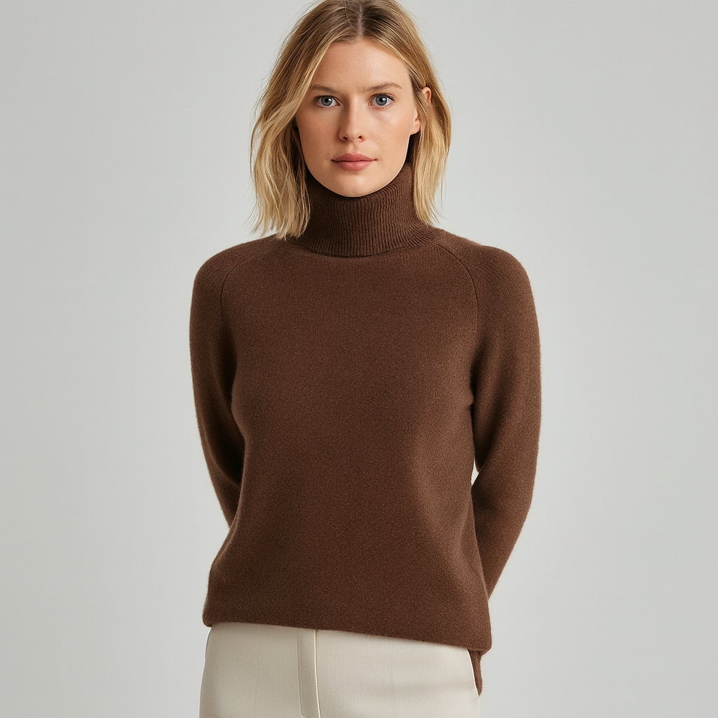 The Emilia Turtleneck Knit Sweater – Sweaters – – Lila Faye