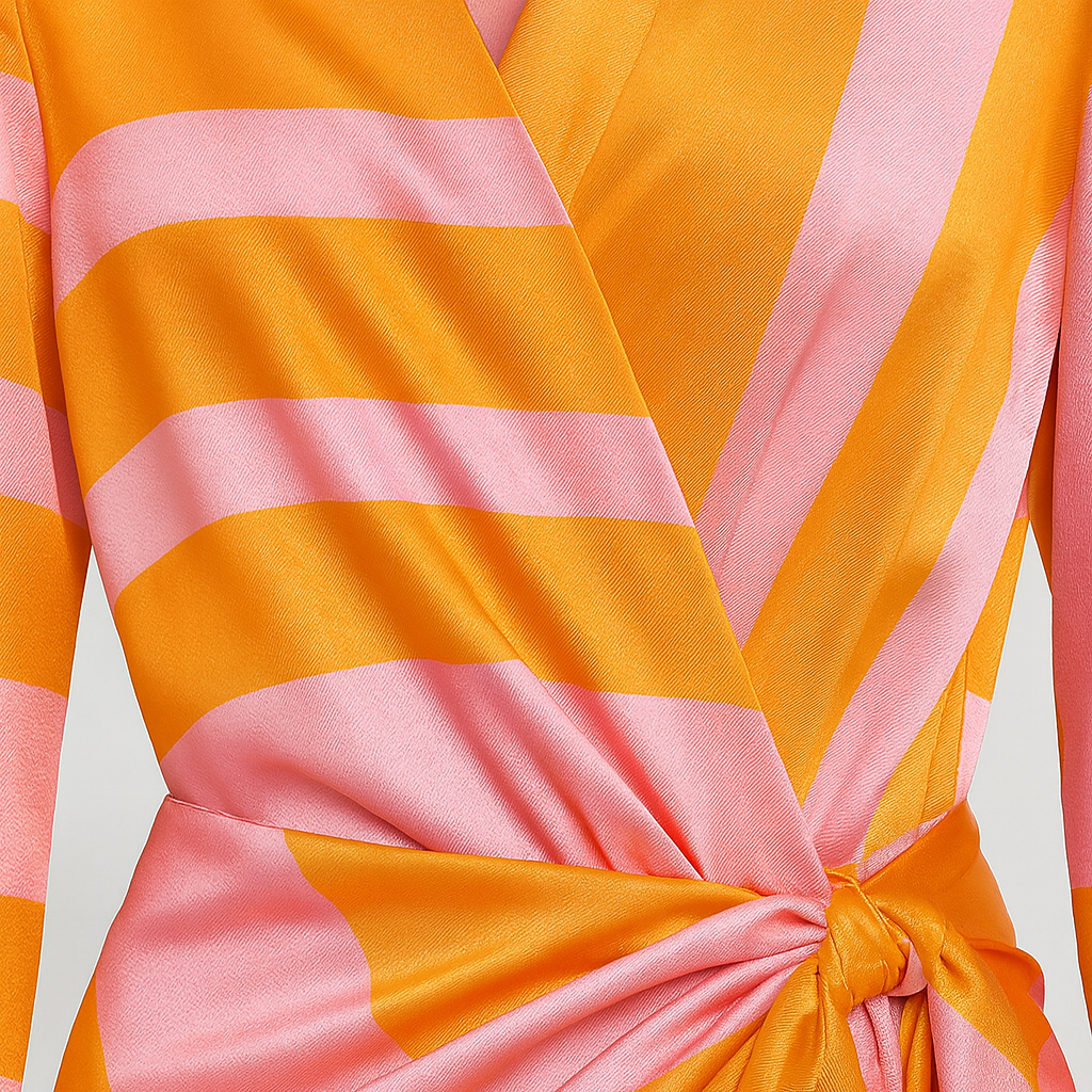 The Freya Colorful Wrap Maxi Dress – Maxi Dresses – – Lila Faye