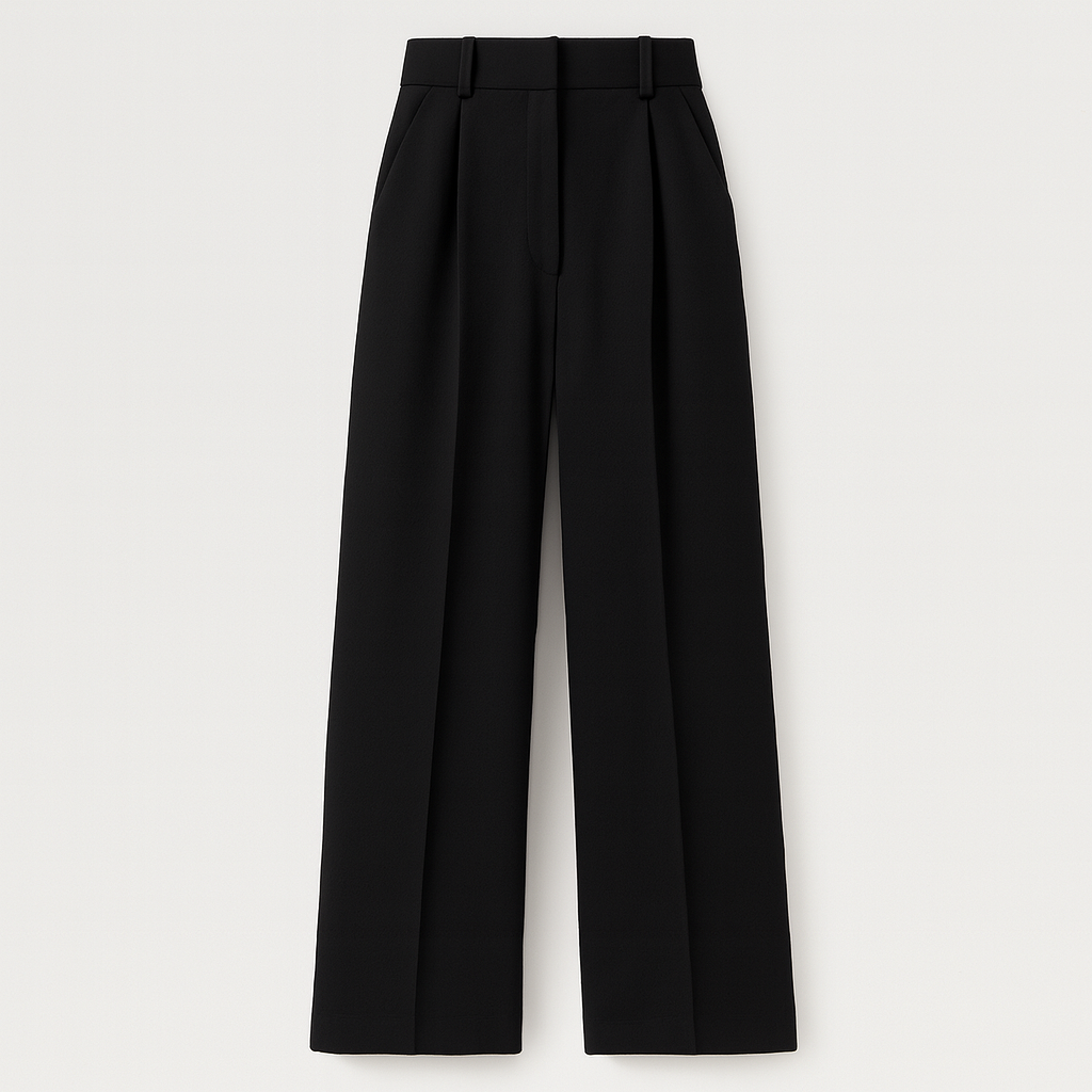 The Freya Tailored Fitted Pants – Women's Pants – Black – Lila Faye