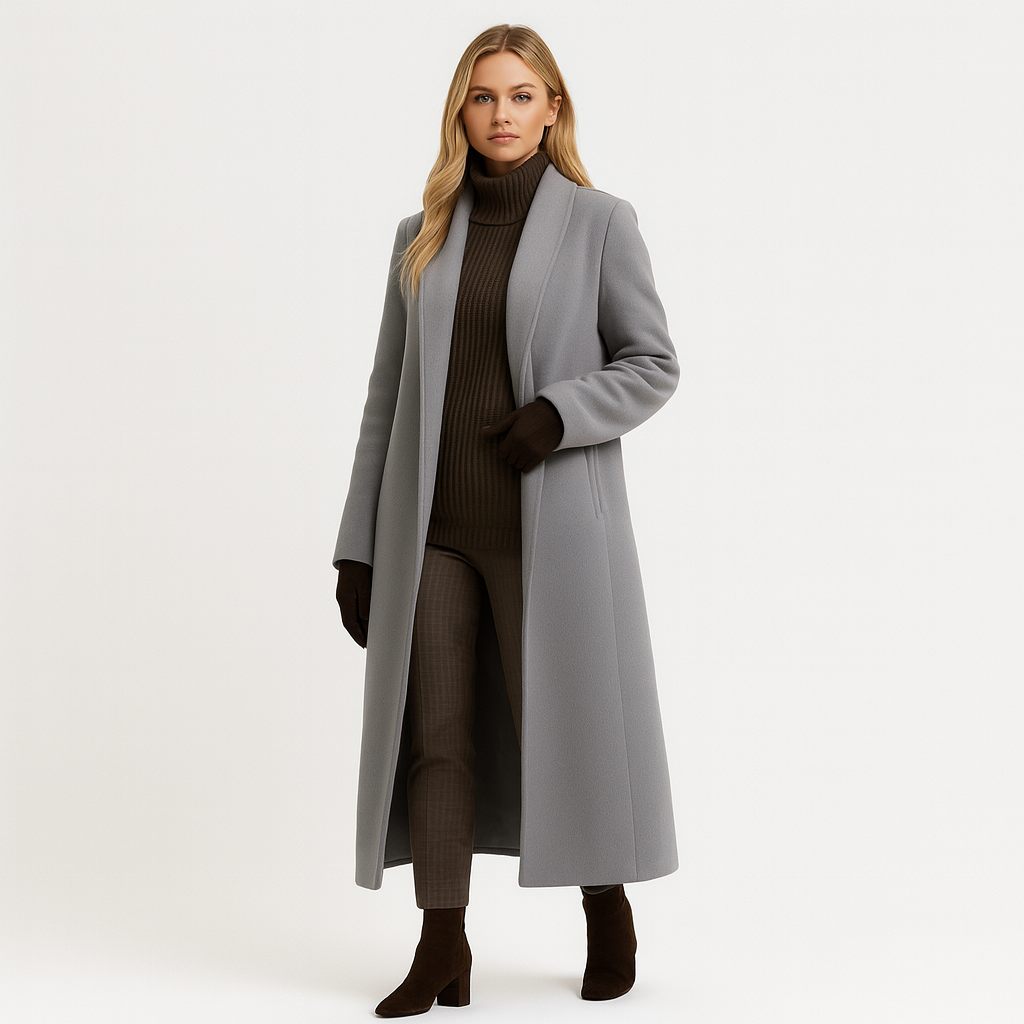 The Elowen Plus Size Overcoat – Coat – – Lila Faye