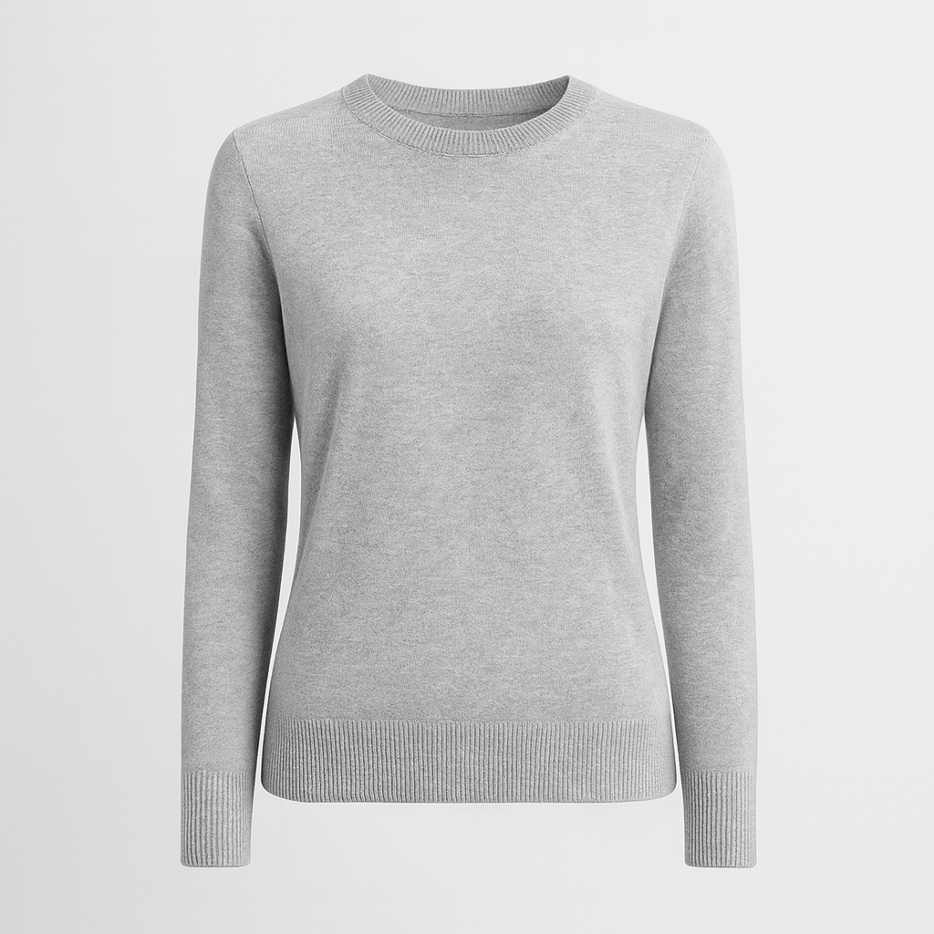 The Dorevelle Merino Wool Sweater – Sweater – Gray – Lila Faye