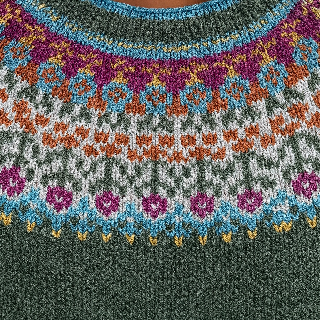 The Brooke Fair Isle Sweater – Sweaters – – Lila Faye