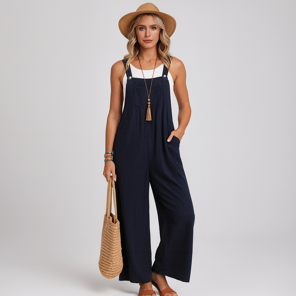 The Karolina Linen Jumpsuit – Jumpsuits – – Lila Faye