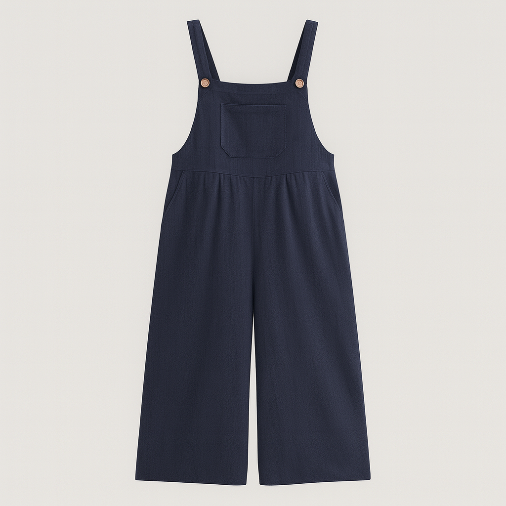 The Karolina Linen Jumpsuit – Jumpsuits – Navy – Lila Faye
