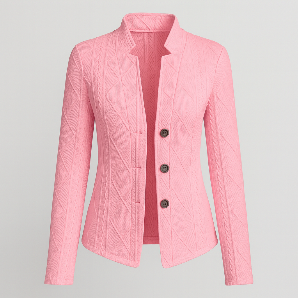 The Celine Tailored Jacket – Jacket – Pink – Lila Faye