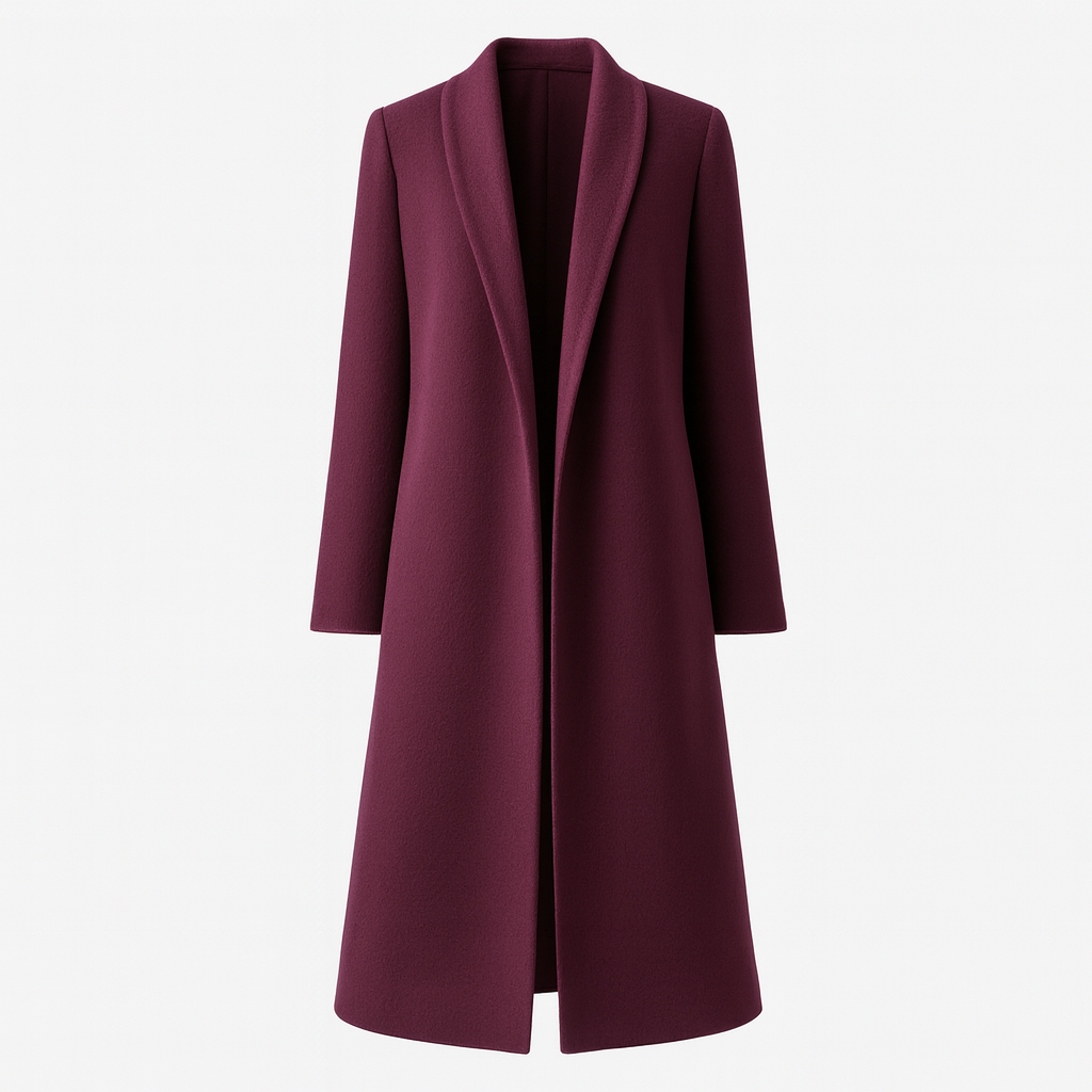 The Elowen Plus Size Overcoat – Coat – Purple – Lila Faye