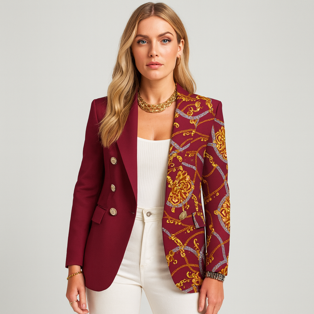 The Valentina Asymmetrical Blazer – Jacket – – Lila Faye