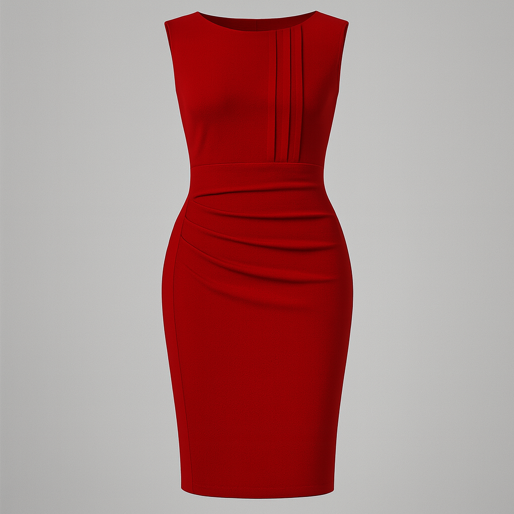 The Elara Bodycon Party Dress – Dress – Red – Lila Faye