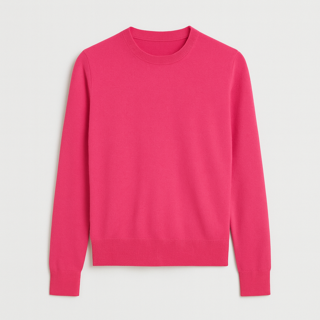 The Dorevelle Merino Wool Sweater – Sweater – Rose Red – Lila Faye